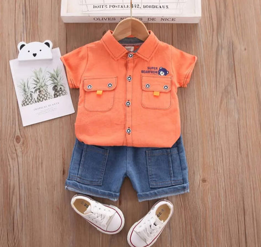 Boys Fashion Two Piece Set