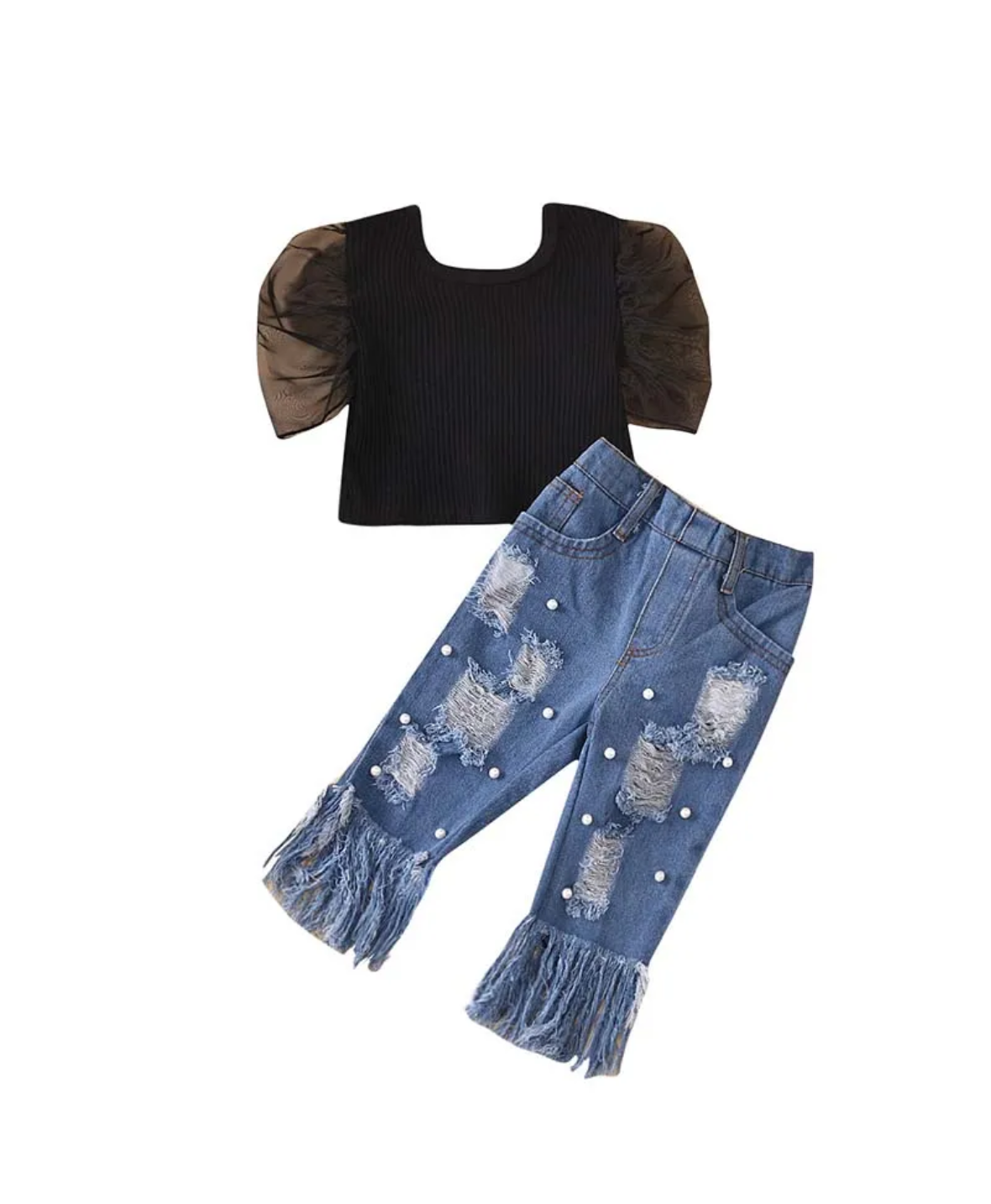 Girls Fashion Two Piece Set