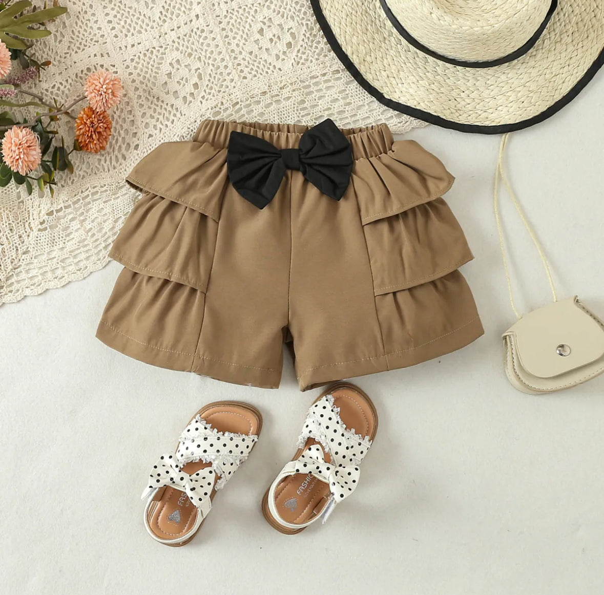 Two Piece Girls Fashion Short Set